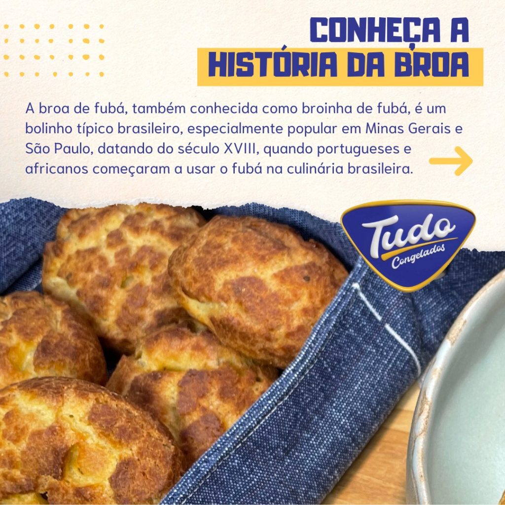 Conheça a história da Broa. Especialmente popular em Minas Gerais e São Paulo, datando do século XVIII, quando portugueses e africanos começaram a usar o fubá na culinária brasileira. 🥧 O primeiro registro data de 1733 em Vila Rica (hoje Ouro Preto), documentando a compra de "treze broas". ✨ A história da broa está ligada à introdução do milho no Brasil pelos portugueses e africanos, influenciada também pela chegada de imigrantes norte-americanos, cuja palavra "bread" foi adaptada para "broa". 🍞 Popular no século XIX, tornou-se essencial nas mesas dos fazendeiros. Ao longo dos anos, várias receitas de broa de fubá surgiram, doces e salgadas, atendendo a diversos paladares e marcando sua presença na rica tapeçaria culinária brasileira. 🌽