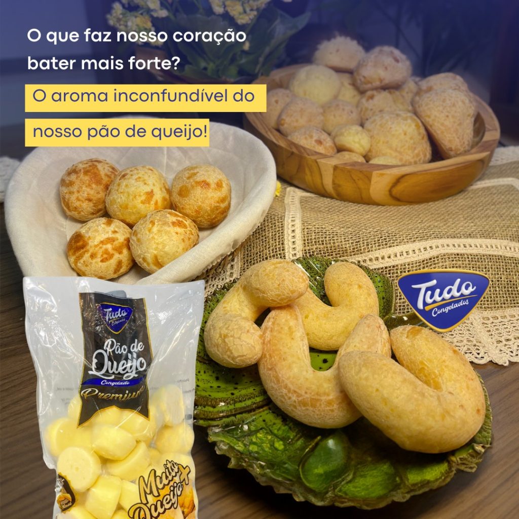 aroma inconfundível do nosso pão de queijo