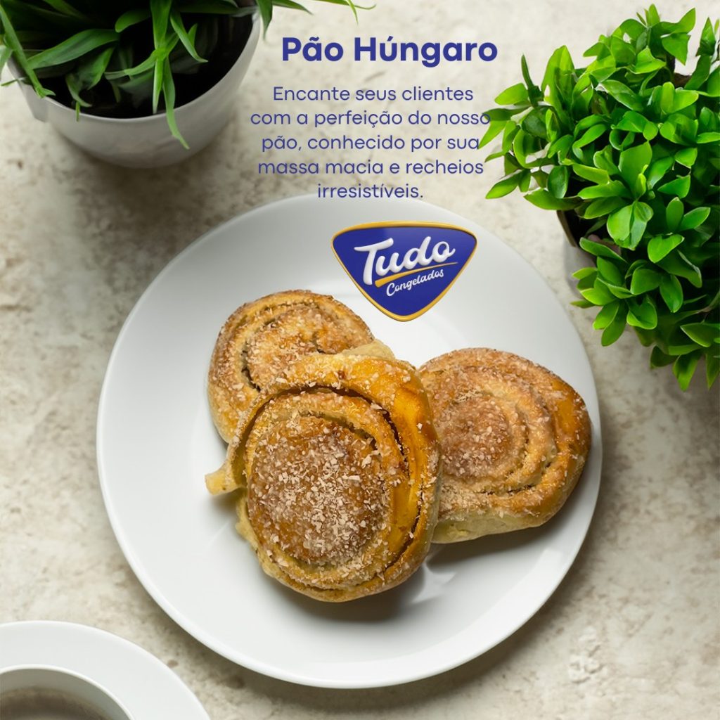 leve a excelência do Pão Húngaro Tudo Congelados para todos os cantos