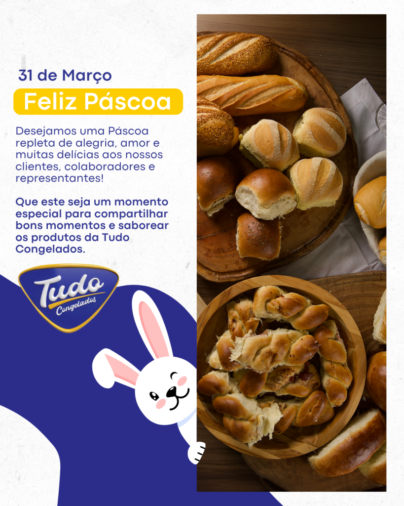 A equipe da Tudo Congelados deseja uma Feliz Páscoa