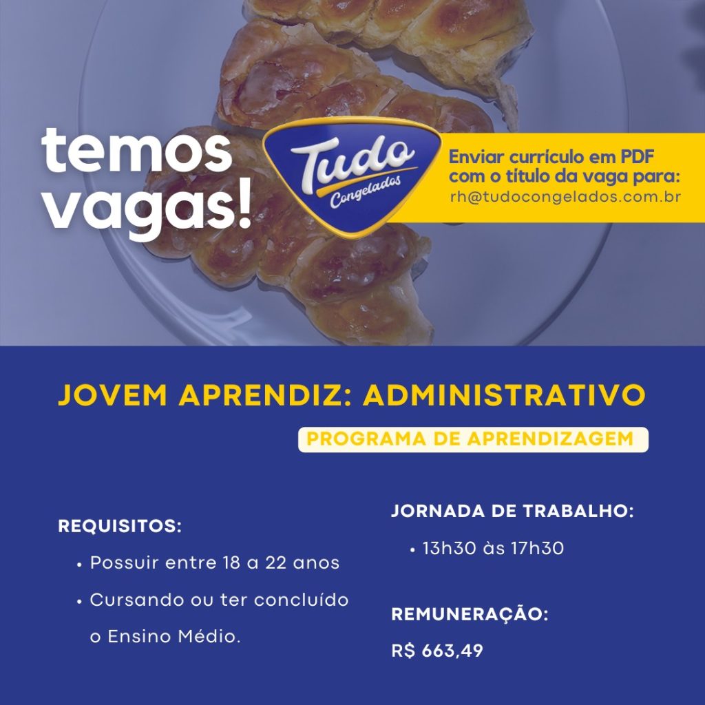 Jovem aprendiz administrativo