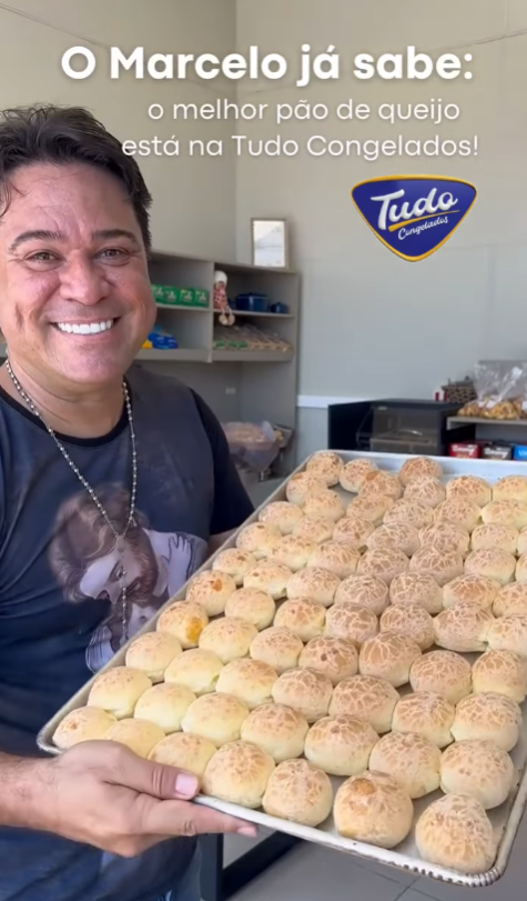 O Marcelo já sabe : O melhor Pão de queijo está na Tudo Congelados!