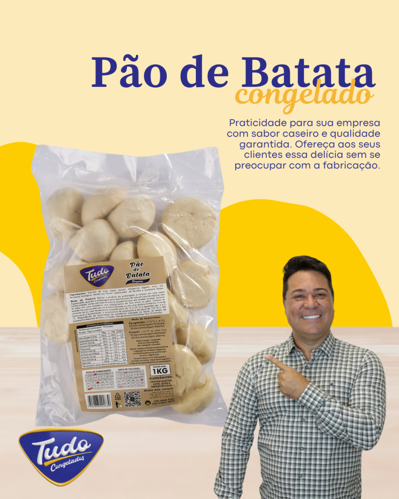 Experimente nosso Pão de Batata Congelado