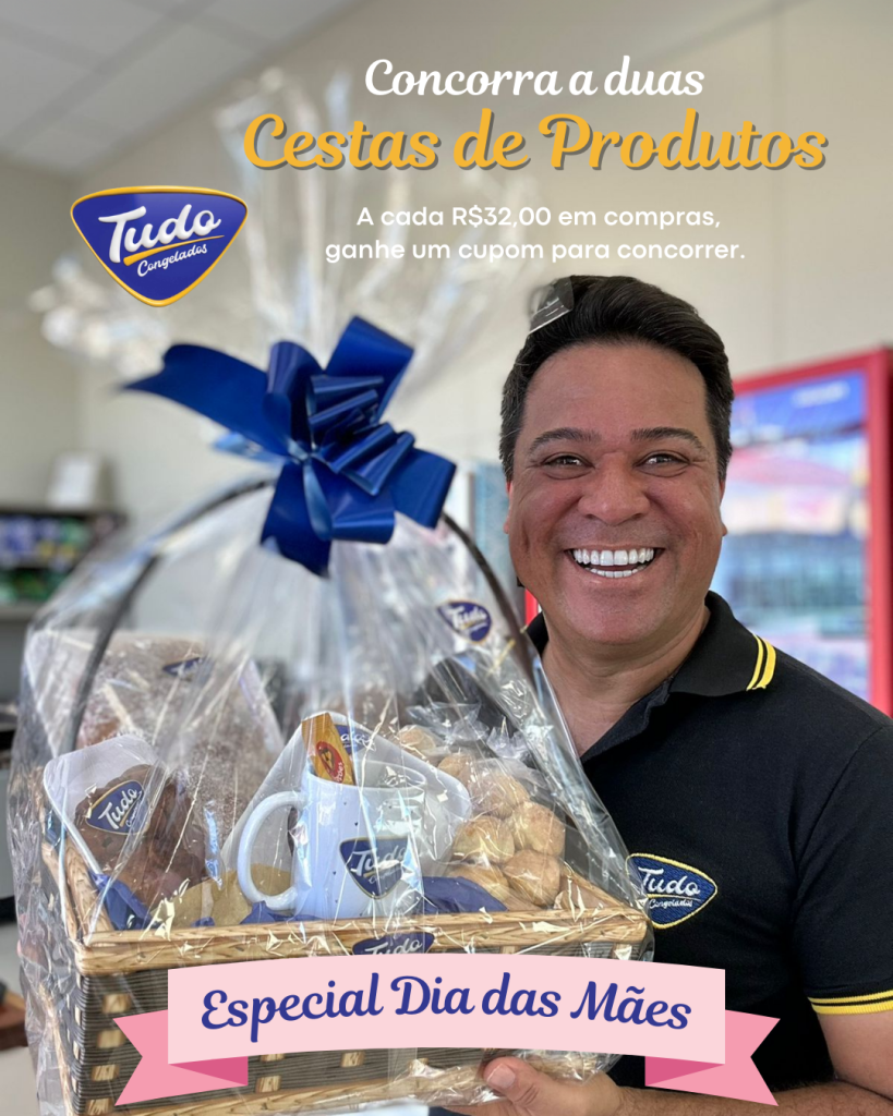 Participe dos Sorteios Especiais do Dia das Mães na Tudo Congelados!