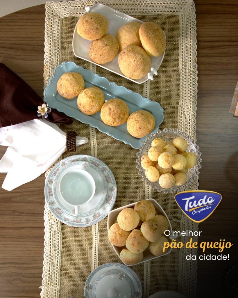 O Melhor Pão de Queijo é na Tudo Congelados