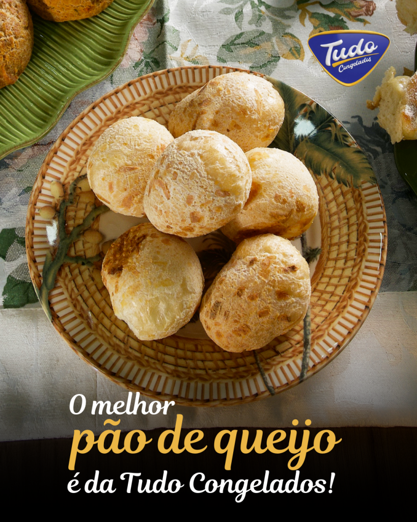 O pão de queijo da Tudo Congelados é uma verdadeira tentação! O pão de queijo da Tudo Congelados é uma verdadeira tentação! Feito com ingredientes de alta qualidade, cada mordida é uma experiência única. Seja nosso representante e ofereça o melhor pão de queijo aos seus clientes!