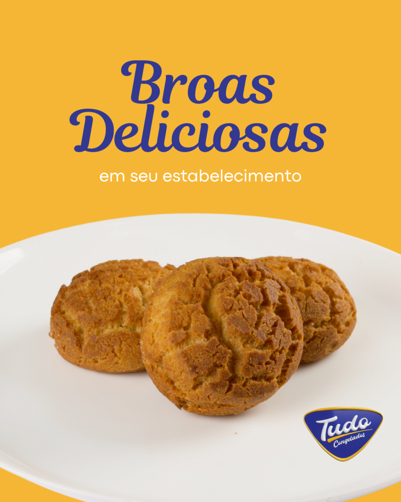 Broas deliciosas em seu estabelecimento. Broas deliciosas em seu estabelecimento! Deixe seus clientes encantados com nossas broas fresquinhas e irresistíveis. Perfeitas para aquele cafezinho ou lanche da tarde. Faça já seu pedido e leve essa delícia para seu negócio!