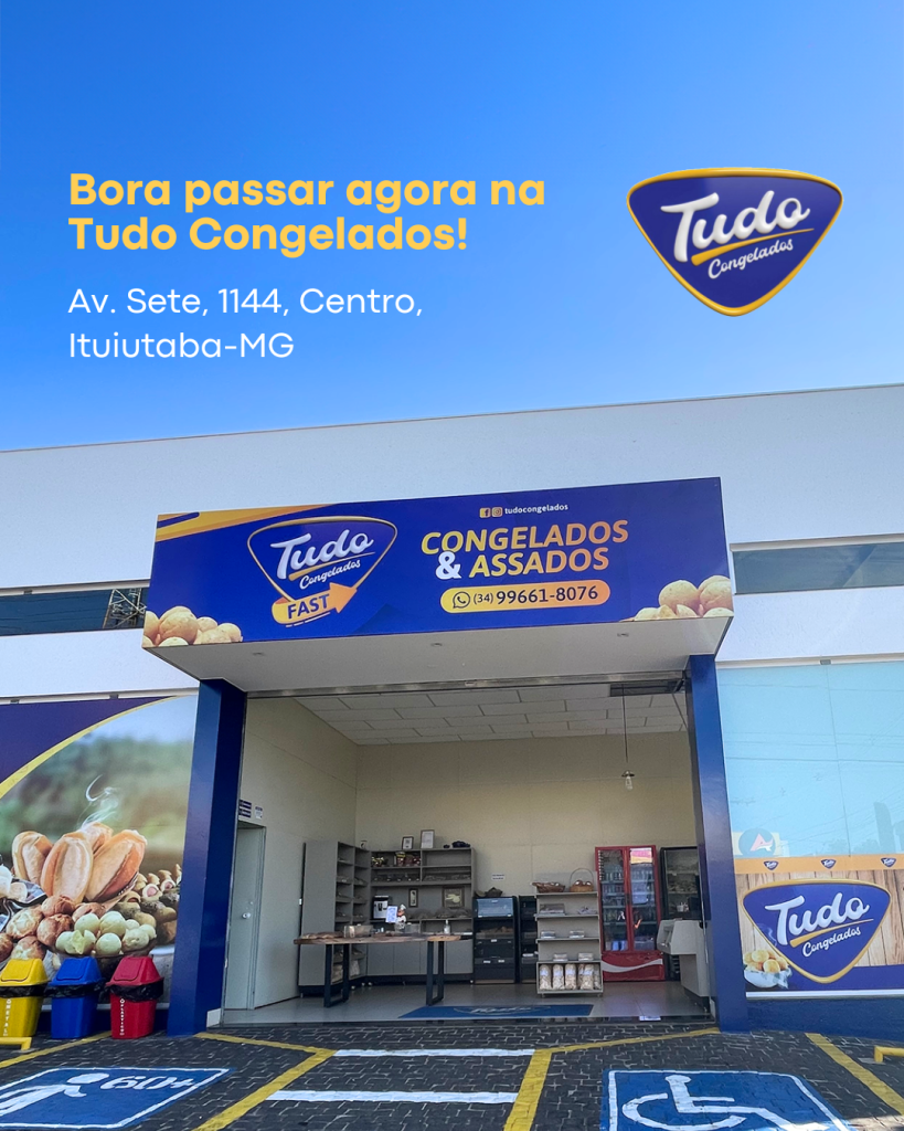 Bora passar agora na Tudo congelados? Bora passar agora na Tudo Congelados e garantir suas guloseimas maravilhosas? 🍰🍓 Venha nos visitar na Avenida 7, número 1144, no Centro, e descubra uma variedade incrível de delícias que vão deixar seu dia ainda mais especial. Temos tudo o que você precisa para matar aquela vontade de um docinho ou preparar um lanche delicioso! Não perca tempo! Venha conferir de perto e se surpreender com a qualidade e o sabor dos nossos produtos.