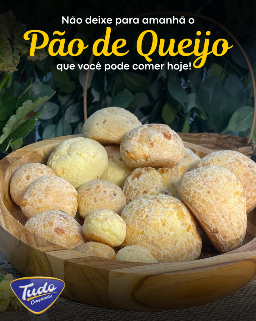Não deixe para amanhã o pão de queijo que você pode comer hoje Vem garantir o seu na nossa Loja da Fábrica e aproveite a delícia de um pão de queijo fresquinho e irresistível!