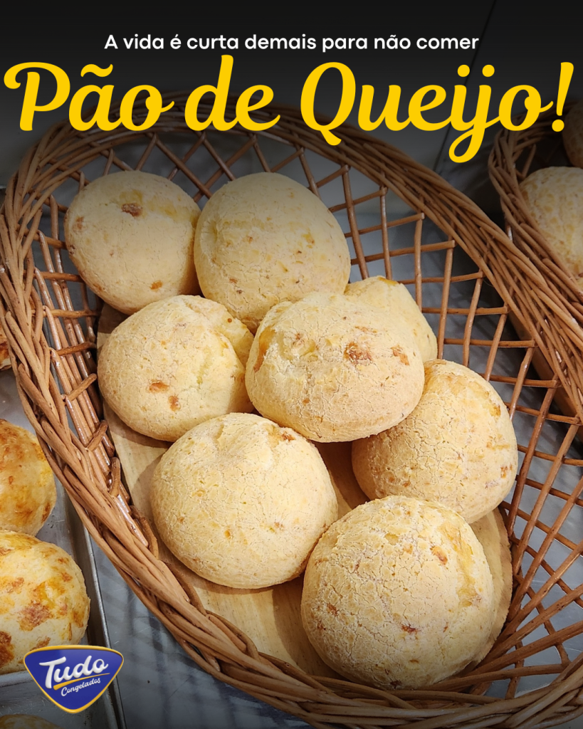 A vida é curta demais para não comer Pão de Queijo. Venha buscar o seu na Tudo Congelados e aproveite essa delícia agora mesmo!