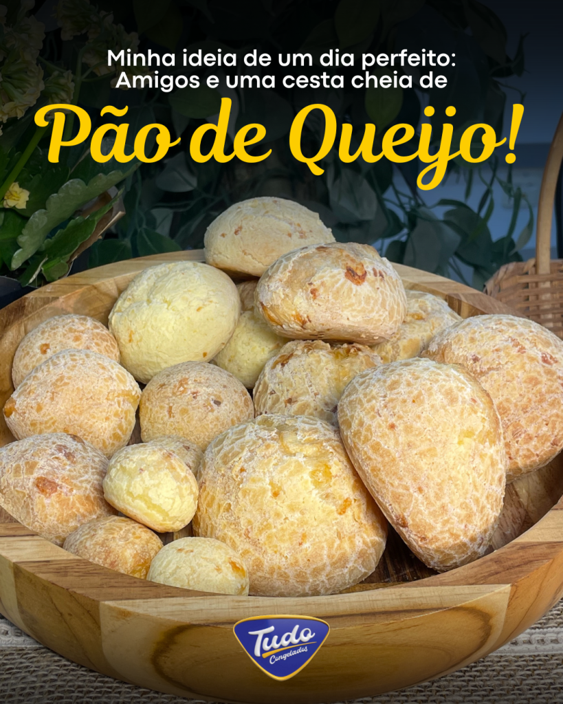 Minha ideia de um dia perfeito: Amigos e uma cesta cheia de pão de queijo.Nada combina mais com momentos especiais.