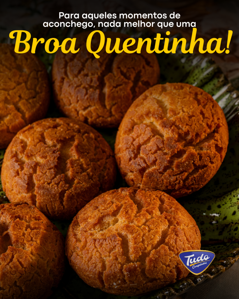 Para aqueles momentos de aconchego, nada melhor que uma broa quentinha, feita com todo o carinho