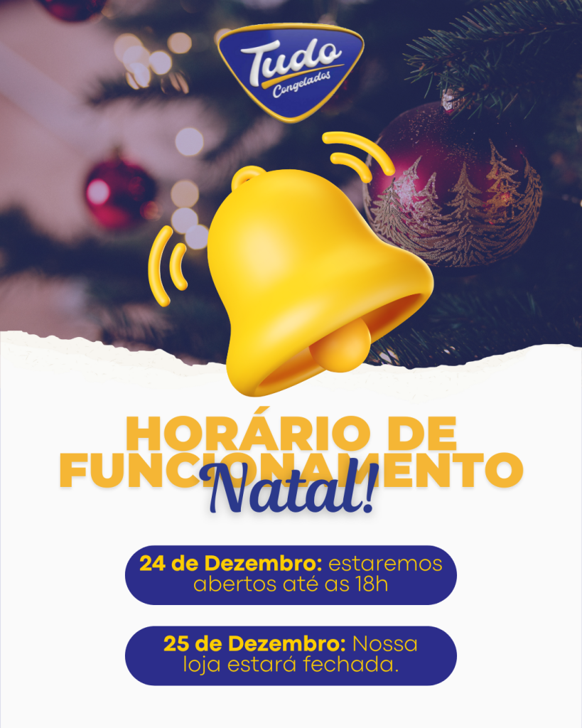 Horário de Funcionamento no Natal. Garanta suas delícias com antecedência e aproveite a data ao máximo!