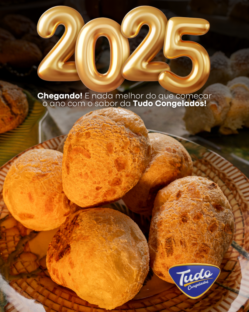 2025 está chegando, e nada melhor do que começar o ano com o sabor quentinho e acolhedor do pão de queijo para alegrar seus dias!