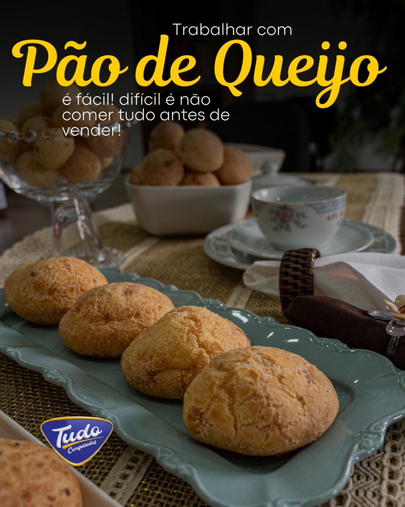 Trabalhar com pão de queijo é fácil... difícil é não comer tudo antes de vender! Invista nos melhores produtos para encantar seus clientes.