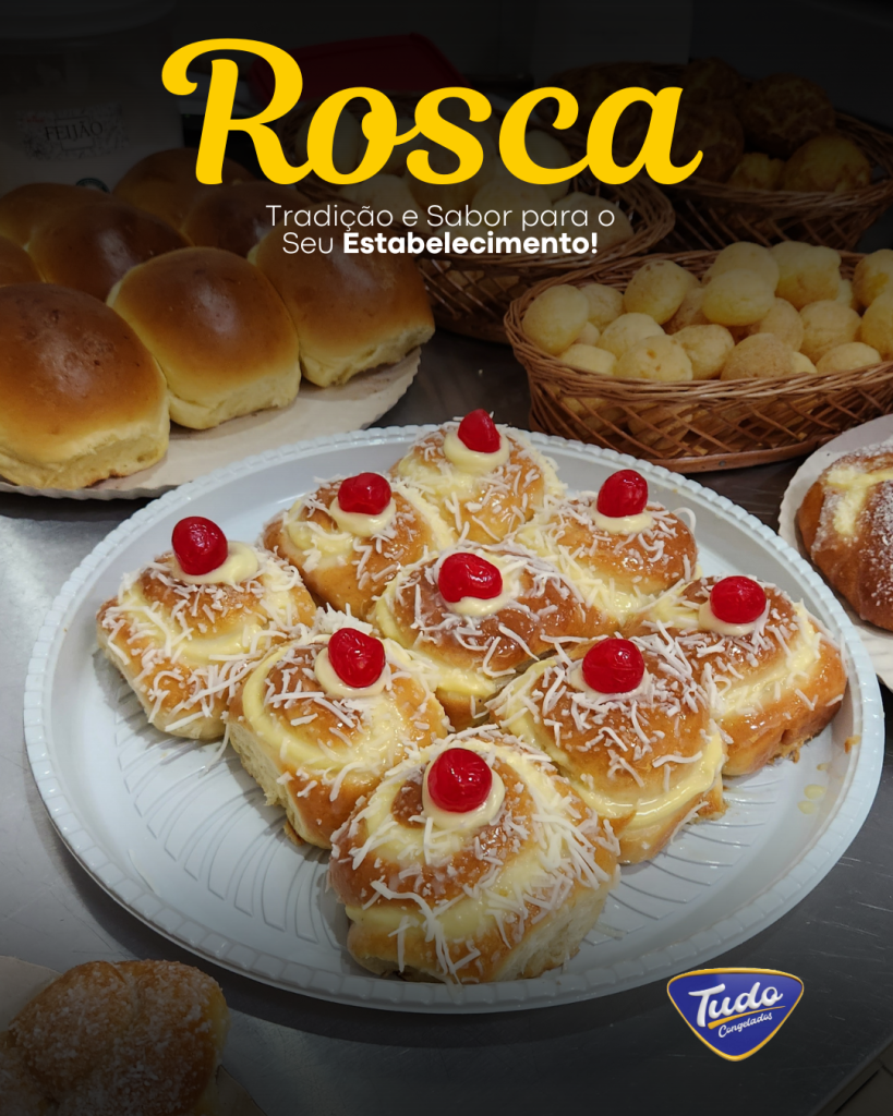 Rosca da Tudo Congelados: Tradição e Sabor para o Seu Estabelecimento! A Rosca da Tudo Congelados é a escolha perfeita para quem busca um produto tradicional, macio e cheio de sabor.