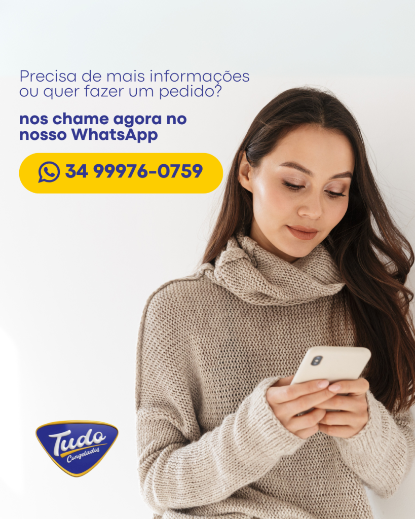Atendimento rápido e fácil pelo WhatsApp! Precisa de mais informações ou quer fazer um pedido? Fale diretamente com nossa equipe e tenha um atendimento ágil e eficiente.