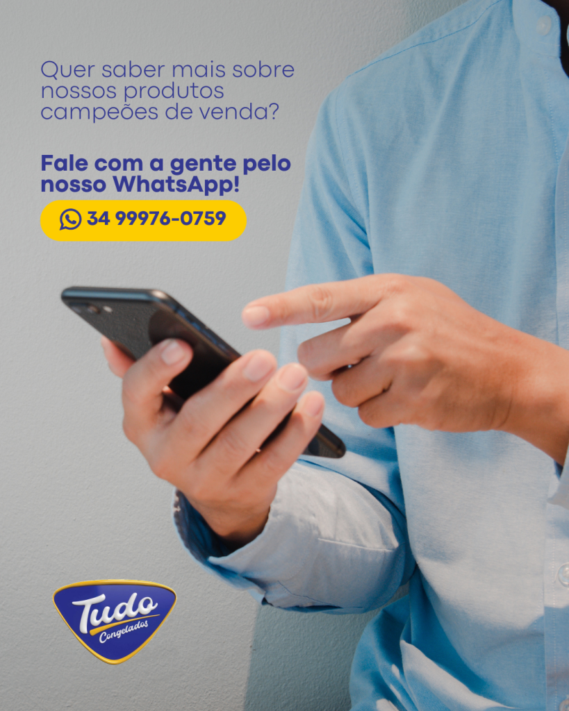 Entre em contato pelo nosso whatsapp!Quer ser revendedor da Tudo Congelados? Tá precisando fazer aquele pedido pra sua loja ou padaria?