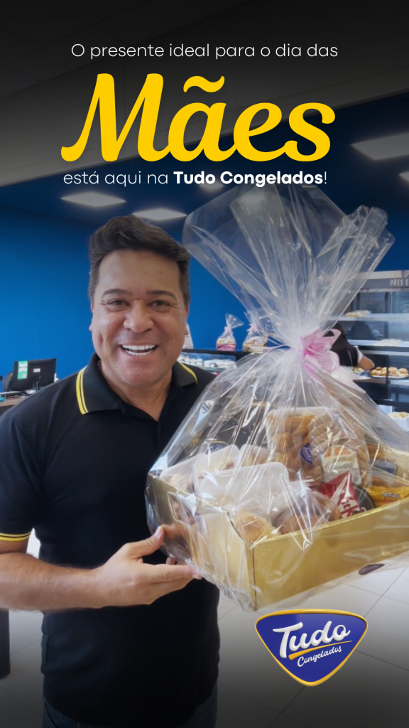 Cesta de dias da mães. O presente ideal para a sua mãe está aqui na Tudo Congelados! Garanta a sua antes que acabe!