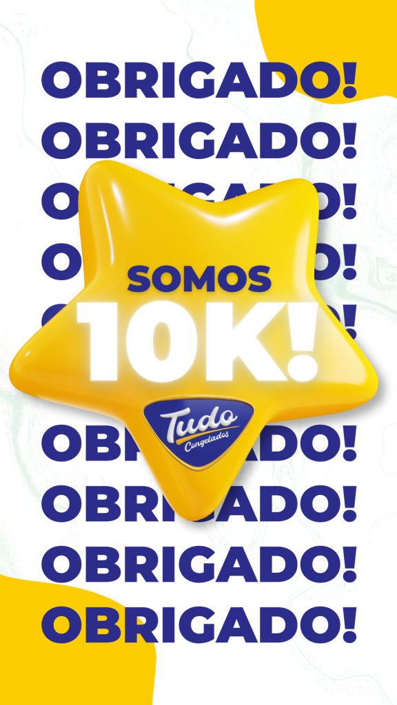 10k seguidores. Chegamos a 10 MIL seguidores e cada um de vocês faz parte dessa história!