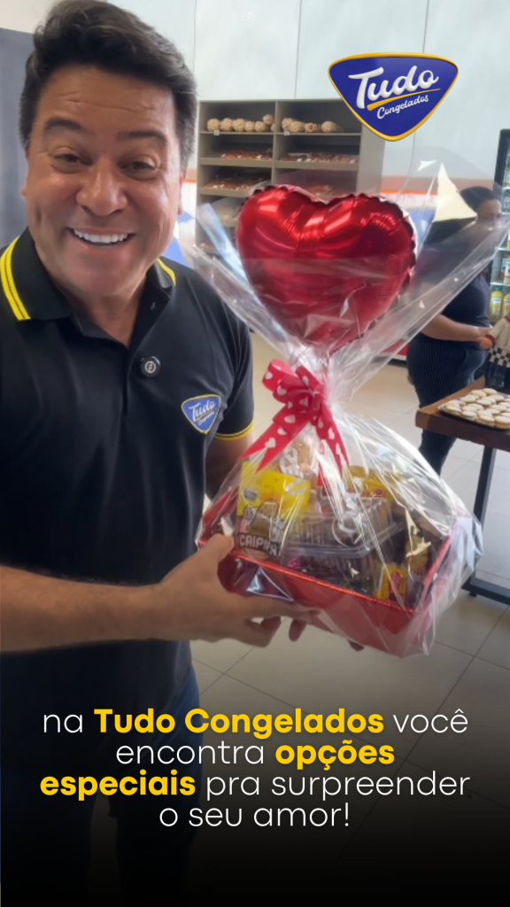 Cesta dia dos namorados. Dia dos Namorados tá chegando... e na Tudo Congelados você encontra opções especiais pra surpreender o seu amor!