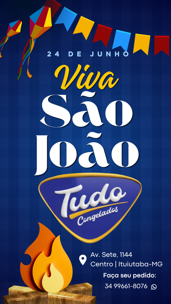 Viva São João.Hoje é dia de festa, alegria e muita comida boa! E na Tudo Congelados Ituiutaba tem tudo pra deixar seu arraiá ainda mais gostoso!