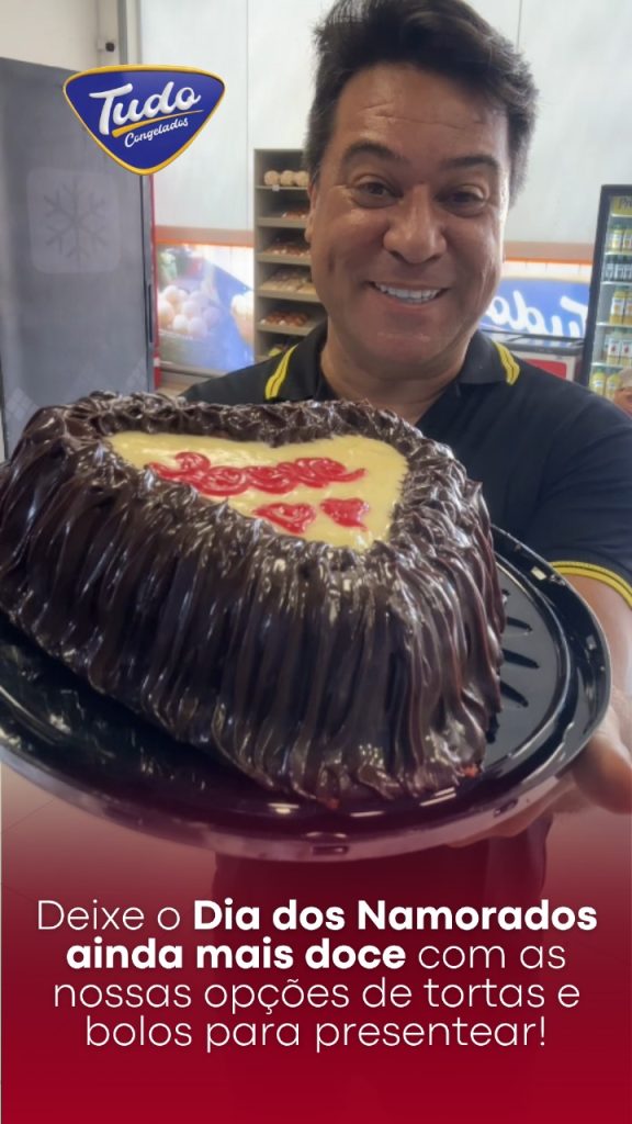  Dia dos Namorados ainda mais doce. O amor está no ar... e também na vitrine da Loja da Tudo Congelados!