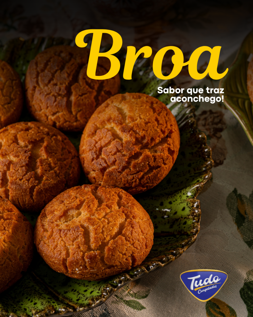 Broa. Cheirinho de broa no ar? É da Tudo Congelados! Se tem um sabor que traz aconchego, é o da nossa broa!