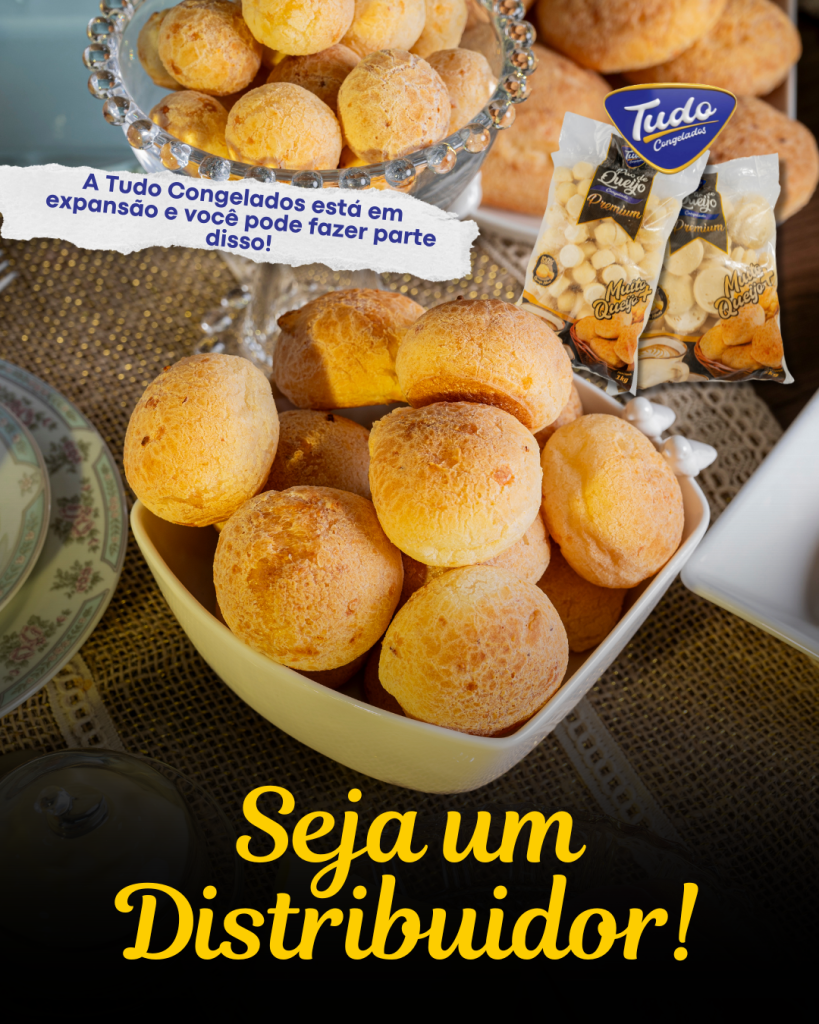 Seja um Distribuidor Já pensou em representar uma marca consolidada e com alta aceitação no mercado? A Tudo Congelados está em expansão e você pode fazer parte disso!