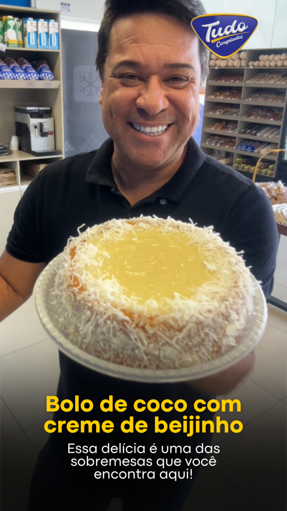 Bolo com Beijinho Bolo de coco com creme de beijinho... precisa falar mais alguma coisa? As suas férias é aqui!