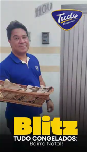 Blitz Tudo Congelados. Olha a blitz da Tudo Congelados passando por aí! Hoje foi dia de levar nosso pão de queijo direto pra galera!