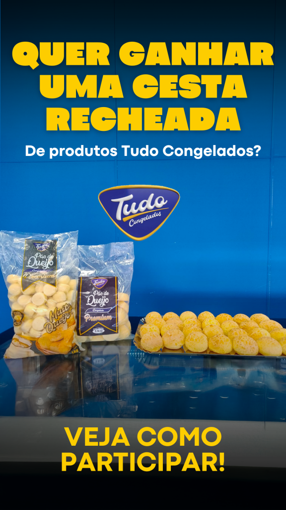 Quer ganhar uma cesta com produtos da Tudo Congelados? articipe e cruze os dedos! Quem sabe a próxima cesta cheia de delícias é sua?
