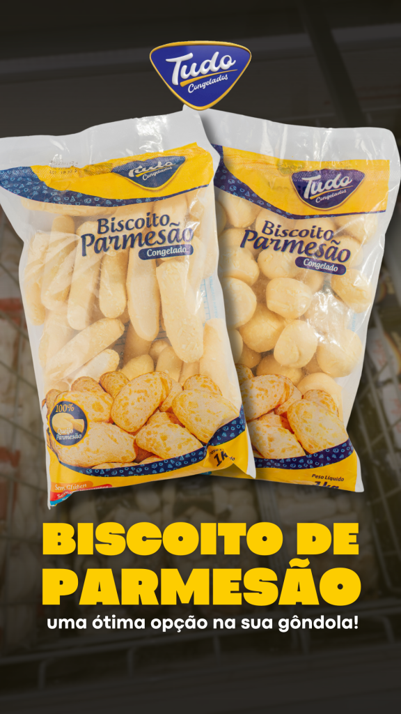 Biscoito de Parmesão: uma ótima opção na sua gôndola Crocância, aroma de parmesão e alto giro na gôndola.