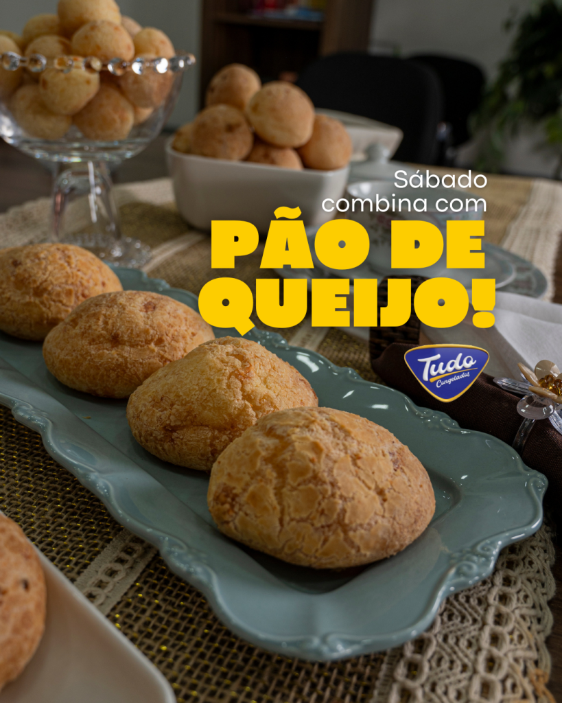 Pão de Queijo Sábado combina com pão de queijo quentinho, café passado na hora e muita tranquilidade.