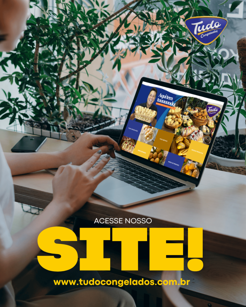 Conheça nosso site e os nossos produtos! Quer conhecer toda a linha de produtos Tudo Congelados? E conheça o sabor e a confiança que movem nossa marca há anos.